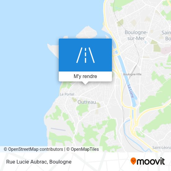 Rue Lucie Aubrac plan