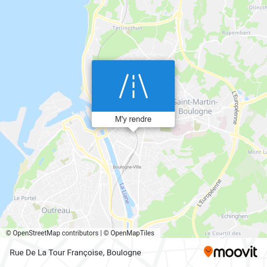 Rue De La Tour Françoise plan
