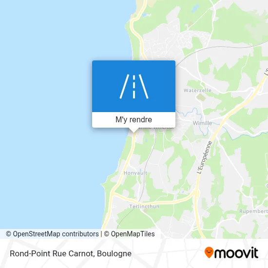 Rond-Point Rue Carnot plan