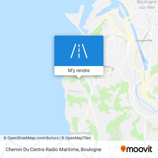 Chemin Du Centre Radio Maritime plan
