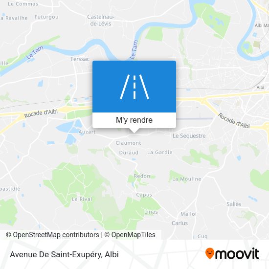 Avenue De Saint-Exupéry plan
