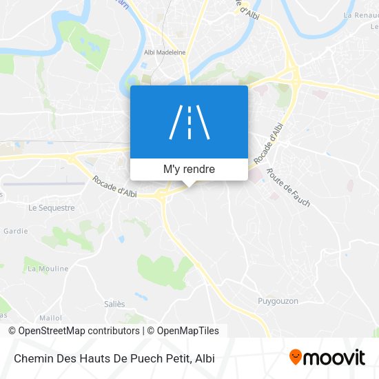 Chemin Des Hauts De Puech Petit plan