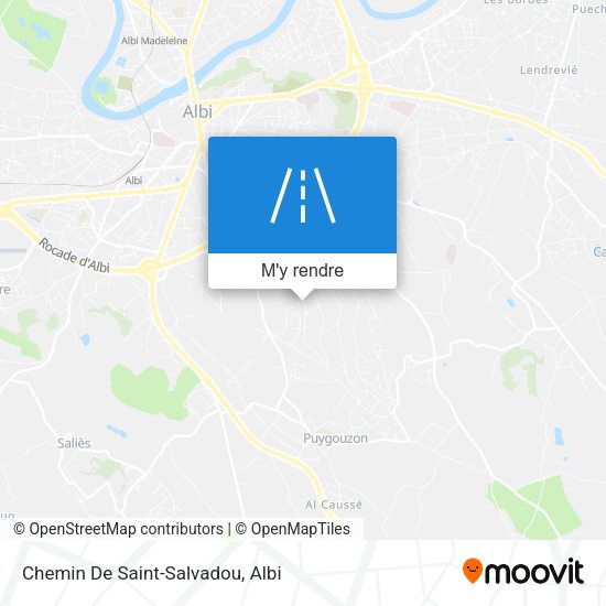 Chemin De Saint-Salvadou plan