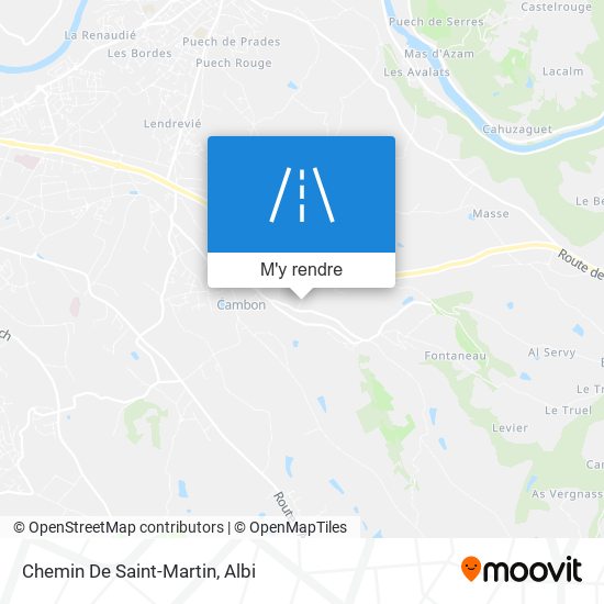 Chemin De Saint-Martin plan