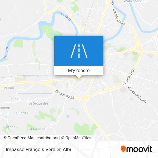 Impasse François Verdier plan