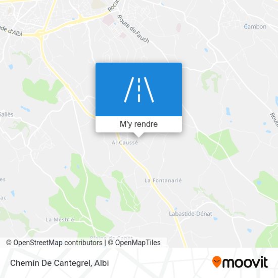 Chemin De Cantegrel plan