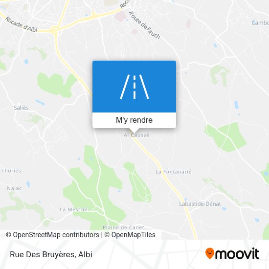 Rue Des Bruyères plan