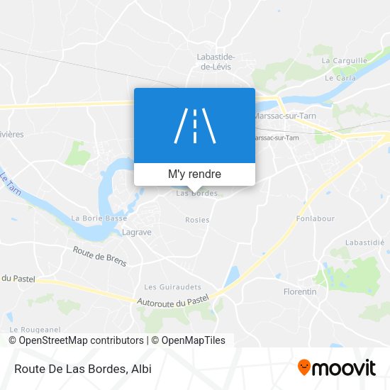 Route De Las Bordes plan