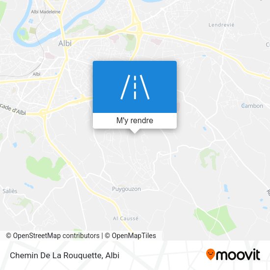 Chemin De La Rouquette plan