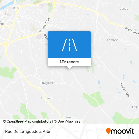 Rue Du Languedoc plan