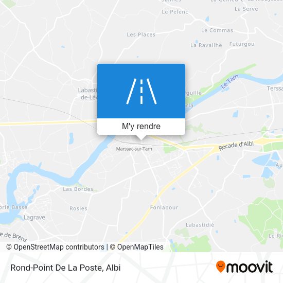 Rond-Point De La Poste plan
