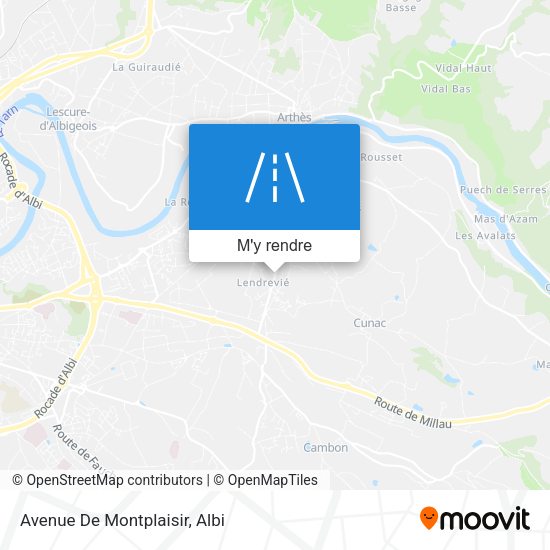 Avenue De Montplaisir plan