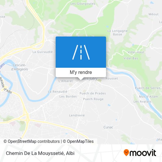 Chemin De La Mouyssetié plan