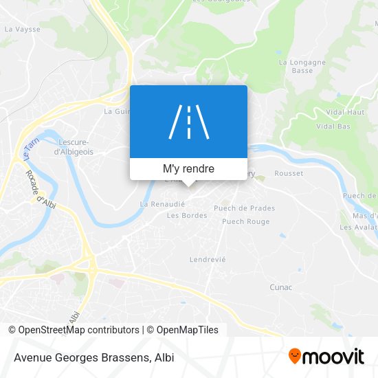 Avenue Georges Brassens plan