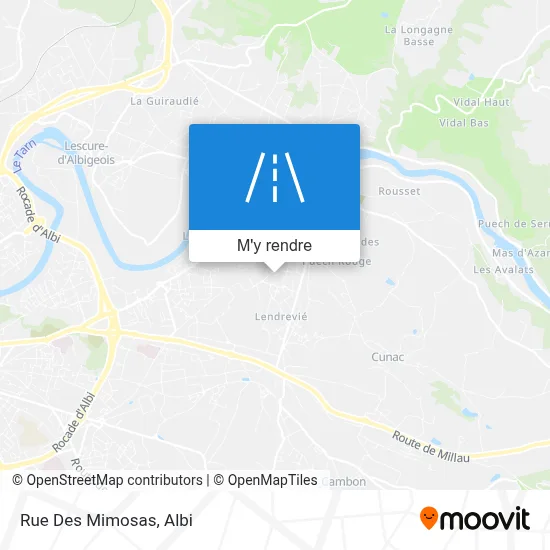 Rue Des Mimosas plan