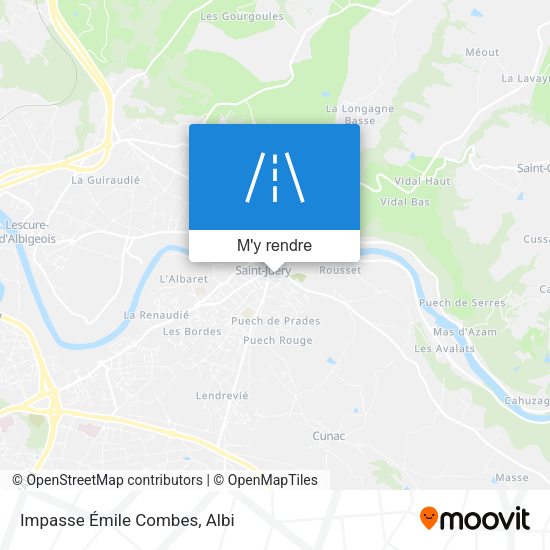 Impasse Émile Combes plan