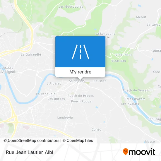 Rue Jean Lautier plan