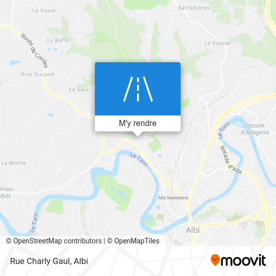 Rue Charly Gaul plan