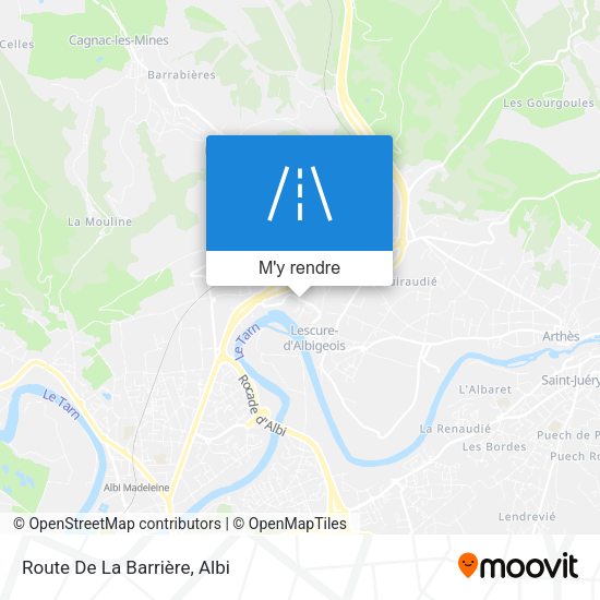 Route De La Barrière plan