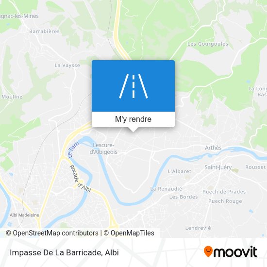 Impasse De La Barricade plan