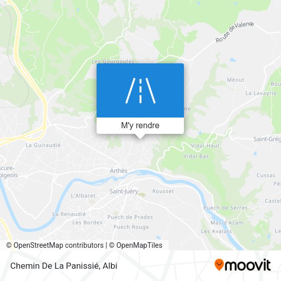 Chemin De La Panissié plan