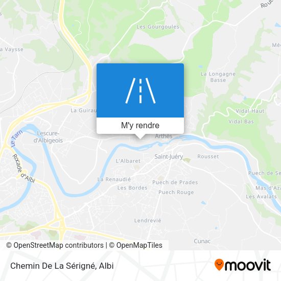 Chemin De La Sérigné plan