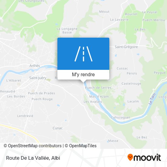 Route De La Vallée plan