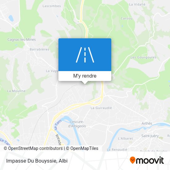 Impasse Du Bouyssie plan