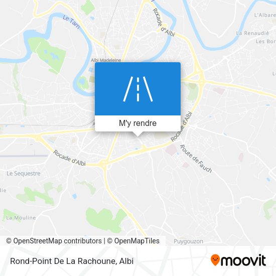 Rond-Point De La Rachoune plan