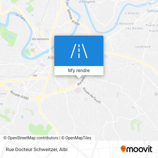 Rue Docteur Schweitzer plan