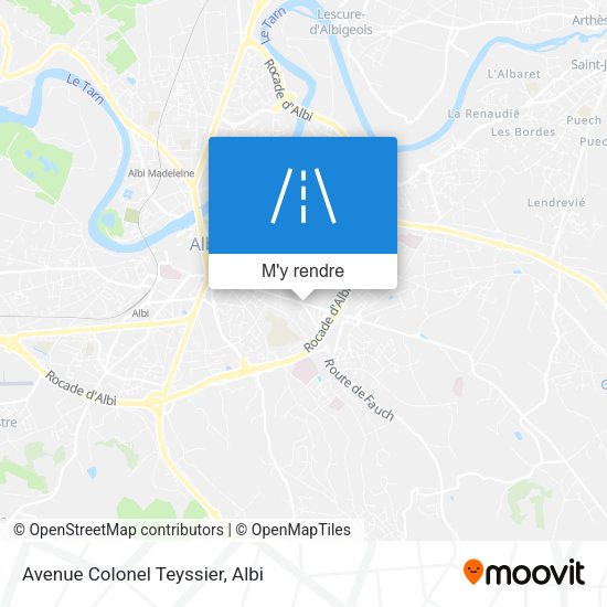 Avenue Colonel Teyssier plan