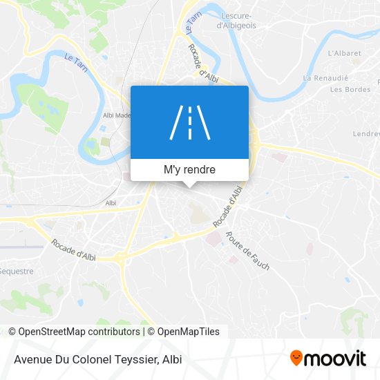Avenue Du Colonel Teyssier plan