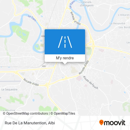 Rue De La Manutention plan