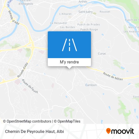 Chemin De Peyroulie Haut plan