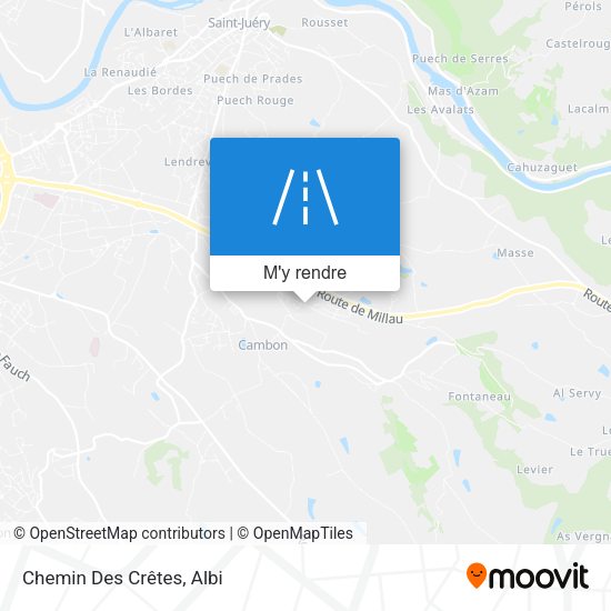 Chemin Des Crêtes plan