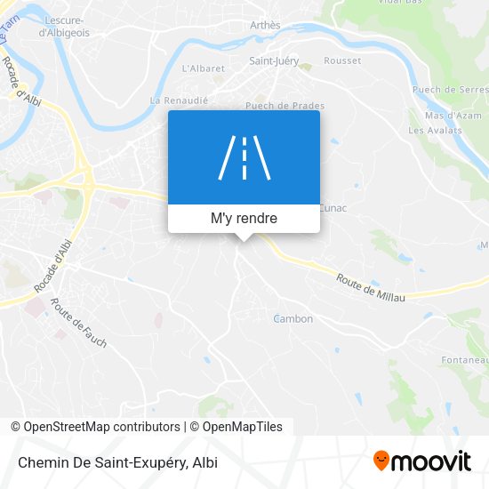 Chemin De Saint-Exupéry plan