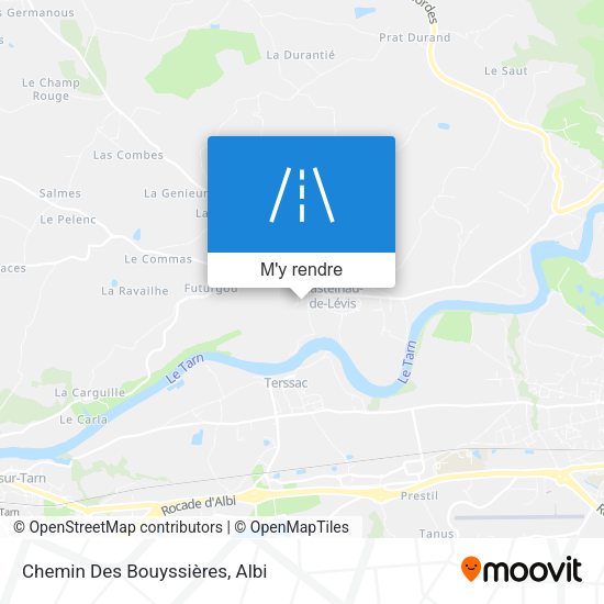Chemin Des Bouyssières plan