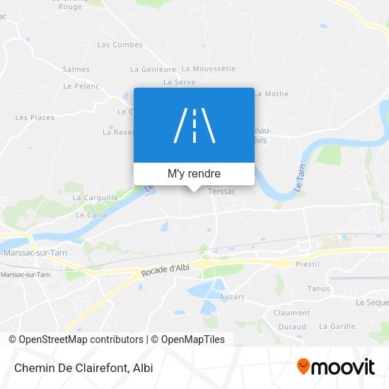 Chemin De Clairefont plan