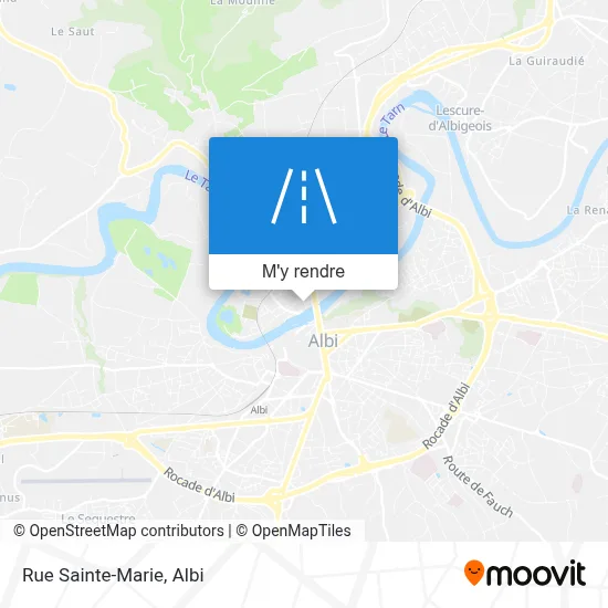 Rue Sainte-Marie plan