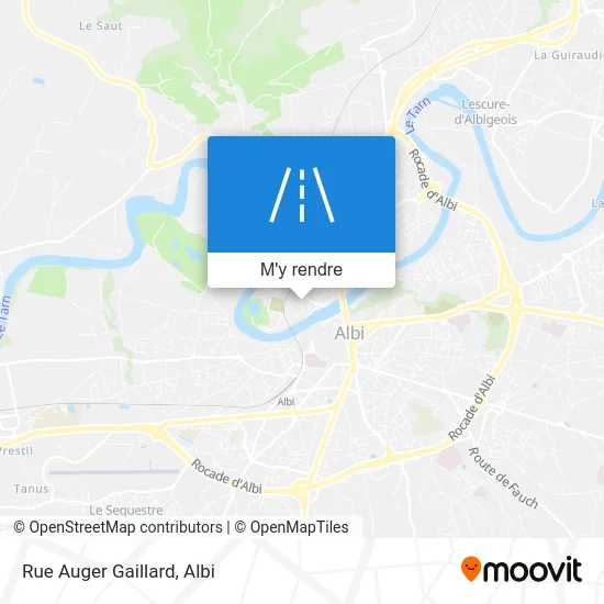 Rue Auger Gaillard plan