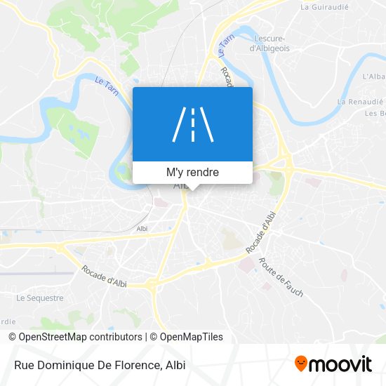 Rue Dominique De Florence plan