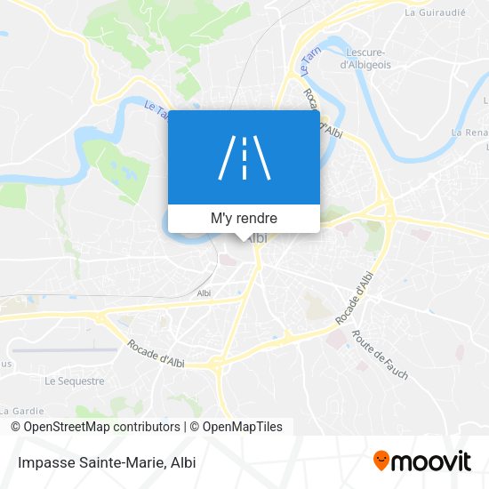 Impasse Sainte-Marie plan