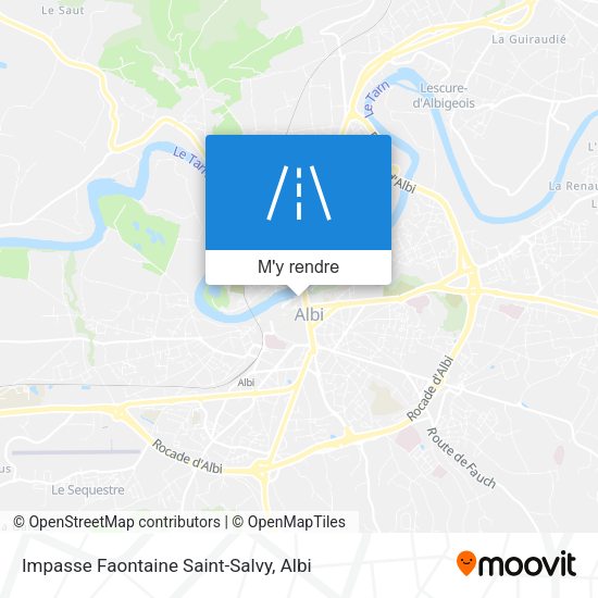 Impasse Faontaine Saint-Salvy plan