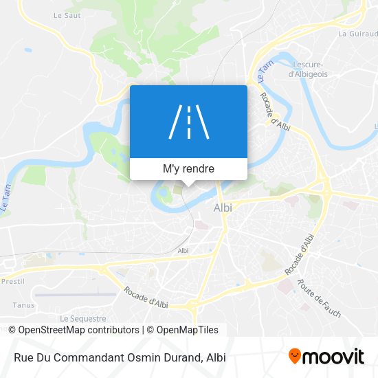 Rue Du Commandant Osmin Durand plan