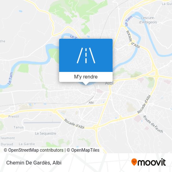 Chemin De Gardès plan