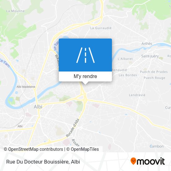 Rue Du Docteur Bouissière plan