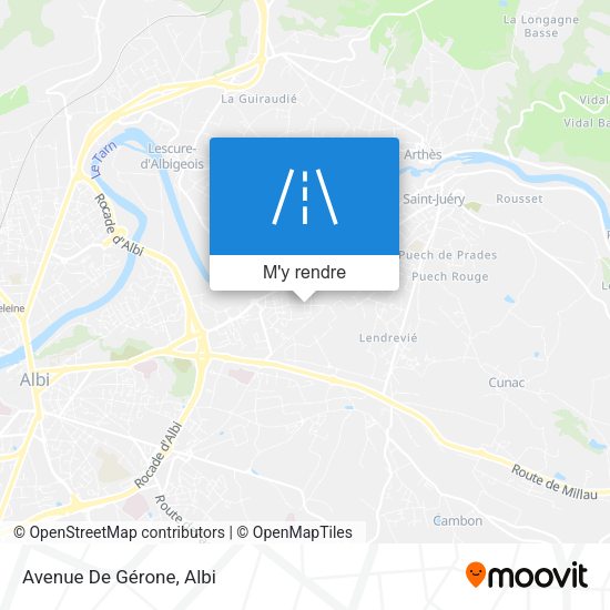 Avenue De Gérone plan