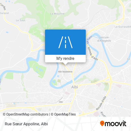 Rue Sœur Appoline plan