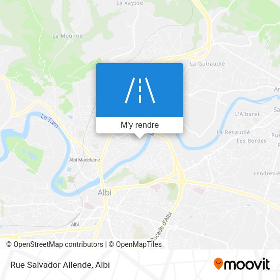 Rue Salvador Allende plan