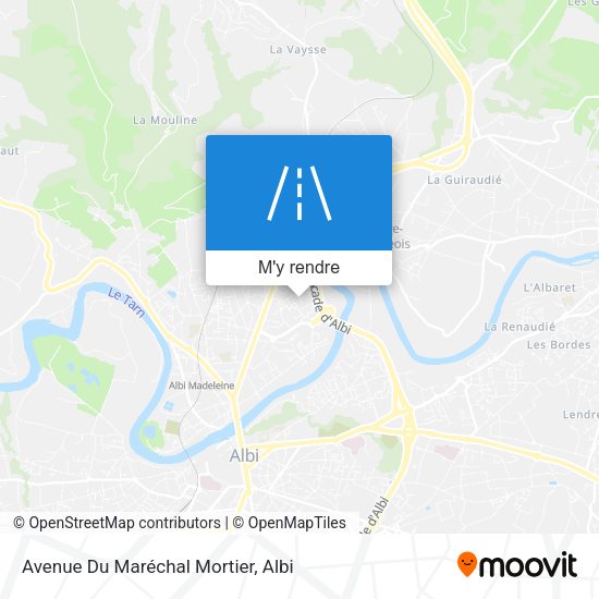 Avenue Du Maréchal Mortier plan